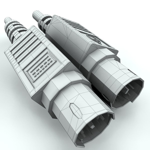 ps2 connectors 3ds - PS2 Connectors by PROmax_